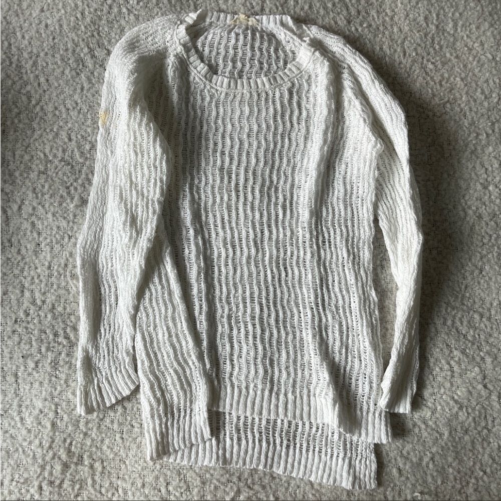 Eileen fisher white medium sweater